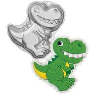 New Wilton DINOSAUR T-REX Cake Tin Baking Pan insert instructions Jurassic