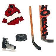 Ice Hockey Mold by Alphabet Moulds