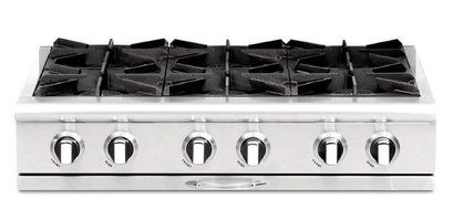 Capital CGRT366N Capital 36 Gas Range Top 6 Burners N2