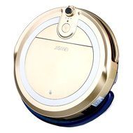 JISIWEI Vacuum Cleaning Robot i3 with Built-in HD Camera APP Remote Control for Android and iOS Smartphone (Golden) N6