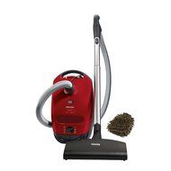 Miele C1 Titan Vacuum, HEPA Classic Canister Cleaner, Mango Red (Complete Set) w/ Bonus: Premium Microfiber Cleaner...
