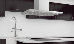 Ancona Aero Island IV 630 CFM Island Mount Range Hood, 36-Inch N3