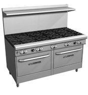 Southbend 400 Series Ultimate Restaurant Range 60" 10 Burner 1 Std. 1 Cnv. Oven - 4601AD