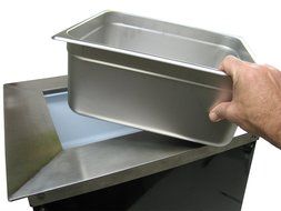 Drop-in Commercial Refrigeration Cold Well Chiller Insert for Coffee Counters to keep Milk &amp; Cream refrigerated... N5