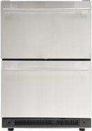 Haier DD410RS 24 Inch Built-In Dual Refrigerator Drawers with 5.4 cu. ft. Capacity, in Stainless Steel N5