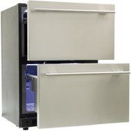 Haier DD410RS 24 Inch Built-In Dual Refrigerator Drawers with 5.4 cu. ft. Capacity, in Stainless Steel N6