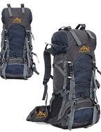 SB@Professional Waterproof Outdoor Sport Camping Hiking Trekking Mountain Climbing Backpack , dark blue N2