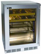Perlick HC24BB-3-3L 24" Commercial Series Beverage Center with 5.3 cu. ft. Capacity Stainless Steel Interior and...