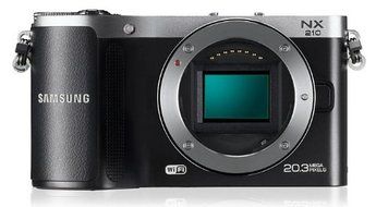 Samsung NX210 Mirrorless Wi-Fi Digital Camera Body Only (Black) N3