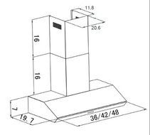 Z Line 682-48 Wall Range Hood, 48-Inch N4