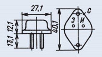 Transistor silicone KP809B analogue IXTP3N80A USSR 1 pcs N2