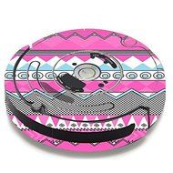 Skin Decal Vinyl Wrap For IRobot Roomba 650 655 Vacuum / Pink Aztec Tribal Chevron