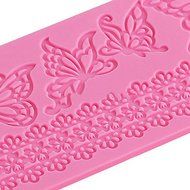 Genenic 3D Chocolate Fondant Sugarcraft Butterfly Lace Mould Cake Decorating Mold N9