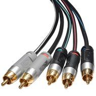 Mediabridge ULTRA Series Component Video Cable with Audio (50 Feet) - Gold Plated RCA to RCA - Supports 1080i N3