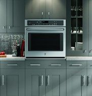 GE Cafe Series 30" Stainless Steel Built-In Convection Wall Oven N4