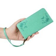 S7 Case,Samsung Galaxy S7 Case - Wallet Embossed Flowers Smart Magnetic Close High Quality Premuim PU Leather... N10