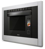 Sharp SSC3088AS 1.1 Cu. Ft. Capacity Sharp Steam Plus Oven with Air Direct Plus, Smart and Easy Controls, Smart... N5