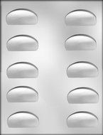 CK Products 2-1/4-Inch Orange and Apple Slices Chocolate Mold