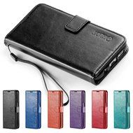 Galaxy S7 Case, HLCT PU Leather Case, With Soft TPU Protective Bumper, Built-In Kickstand, Cash And Card Pockets... N4