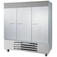 Beverage-Air RB72-1HS 75" Vista Series Three Sections Solid Half Door Reach-In