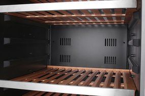 Thorkitchen JC-428B2EQ 156 Bottle Built-in &amp; Free Standing Dual Zone Wine Cooler, Stainless Steel N5