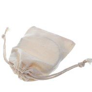 Meta-U&reg; Double Drawstring Cotton Muslin Bags Reusable Bags Tea Bags Souvenir Gift Bag (24)