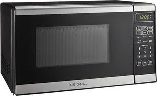 Insignia&trade; - 0.7 Cu. Ft. Compact Microwave - Stainless Steel N4