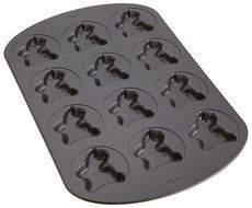 Wilton 2105-0693 12-Cavity Nonstick Square Treat Cake Pan N9