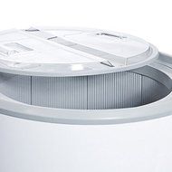 Summit CC48: Commercially approved round beverage refrigerator with "blue" ice bank for 8 hours of electricity-free... N2