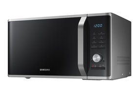 Samsung MS11K3000AS 1.1 cu. ft. Countertop Microwave with Ceramic Enamel Interior, Silver N9