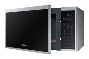 Samsung MS11K3000AS 1.1 cu. ft. Countertop Microwave with Ceramic Enamel Interior, Silver N10