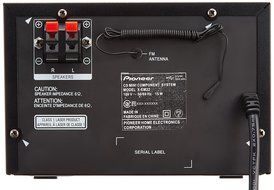 Pioneer CD mini component system with Bluetooth X-EM22 Black (Japan domestic model) N2