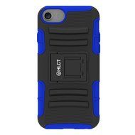 iPhone 7 Case, HLCT Rugged Shock Proof Dual-Layer Case with Built-In Kickstand for iPhone 7 4.7 Inch (Red) N30