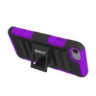 iPhone 7 Case, HLCT Rugged Shock Proof Dual-Layer Case with Built-In Kickstand for iPhone 7 4.7 Inch (Red) N32