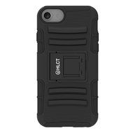 iPhone 7 Case, HLCT Rugged Shock Proof Dual-Layer Case with Built-In Kickstand for iPhone 7 4.7 Inch (Red) N34