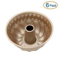 LOHOME&reg; Quiche Pan, Set of 6 PCS Bakeware Nonstick Tart/Quiche Pans Cupcakes Torte Souffle Cheesecake Egg Tart... N5