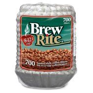Brew Rite Fit 8-12 Cup Coffee Basket Disposable Filters - 700 Ct