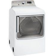 GE GTDS820GDWS 7.8 Cu. Ft. White With Steam Cycle Gas Front Load Dryer N4