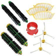 SHP-ZONE 2 Bristle Brushes &amp; 2 Flexible Beater Brushes &amp; 3 Side Brushes 3-Armed &amp; 3 Filters &amp; Brush Cleaning Tool...