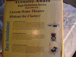 Acoustic Audio High Defention Series In-wall/in-ceiling Speaker 250 Wattsmodel# Hd-525 N2