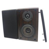 LONPOO 05 Bookshelf Speaker 2-Way 75W *2 Classic Wooden Loudspeaker with 4-Inch Carbon Fiber Woofer and Silk Dome... N2