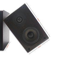 LONPOO 05 Bookshelf Speaker 2-Way 75W *2 Classic Wooden Loudspeaker with 4-Inch Carbon Fiber Woofer and Silk Dome... N3