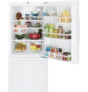 GE White Bottom Freezer Refrigerator N16