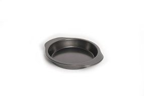 Chloe&#039;s Kitchen 201-202 Non-Stick Round Cake Pan, 9-Inch, Dark Grey