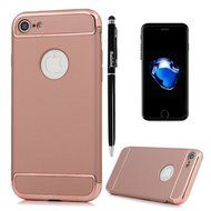 iPhone 7 Case (4.7 inch) - 3 in 1 High Impact Shockproof Anti-slip Lightweight Bumper Plating Frame Oleophobic... N19