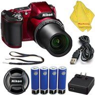 Nikon COOLPIX L840 Digital Camera with 38x Optical Zoom and Built-In Wi-Fi (Red) N2