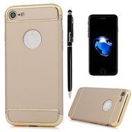 iPhone 7 Case (4.7 inch) - 3 in 1 High Impact Shockproof Anti-slip Lightweight Bumper Plating Frame Oleophobic... N21