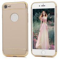 iPhone 7 Case (4.7 inch) - 3 in 1 High Impact Shockproof Anti-slip Lightweight Bumper Plating Frame Oleophobic... N22