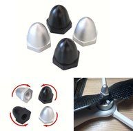 RioRand&reg; 4x Alloy Propeller Prop Nut Cap CW CCW for DJI Phantom 2 Vision Brushless Motor