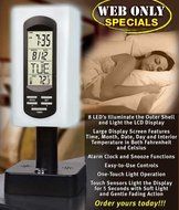 Night Light with Time &amp; Temperature by Northpoint
